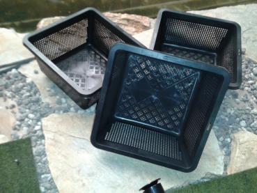 Preview: 10 Pflanzkörbe 4 verschiedene Größe von 11 - 23 cm Preview: Pflanzkörbe Pflanzkorb Teich